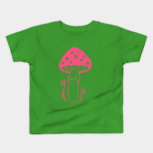 skull cap pink Kids T-Shirt